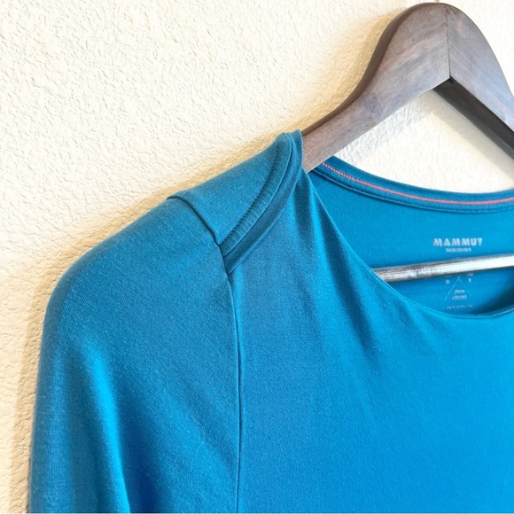 Mammut Alnasca Longsleeve Shirt Women's Size small Blue Baselayer Outdoor - Picture 3 of 9